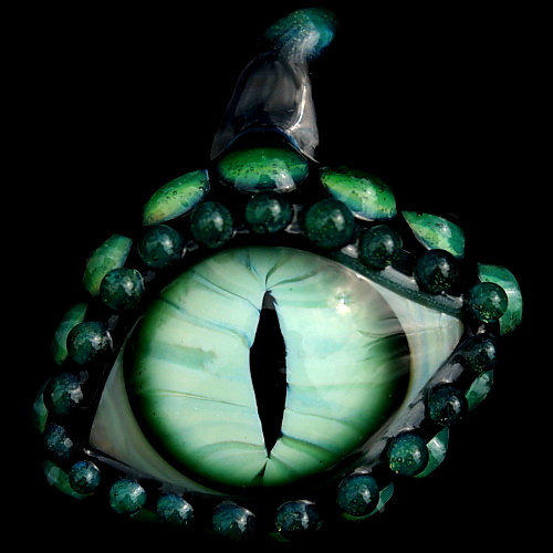 Neon Green Dragon Eye