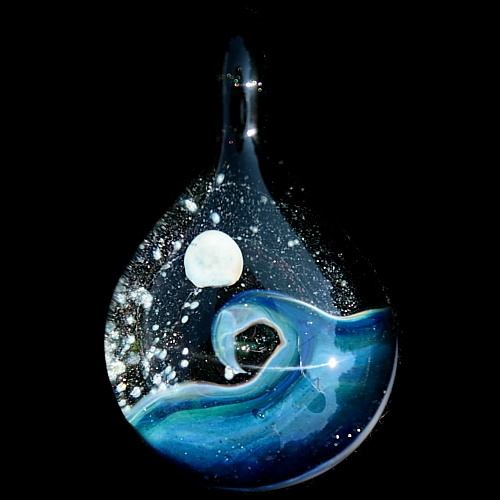 Starry Night Ocean Wave