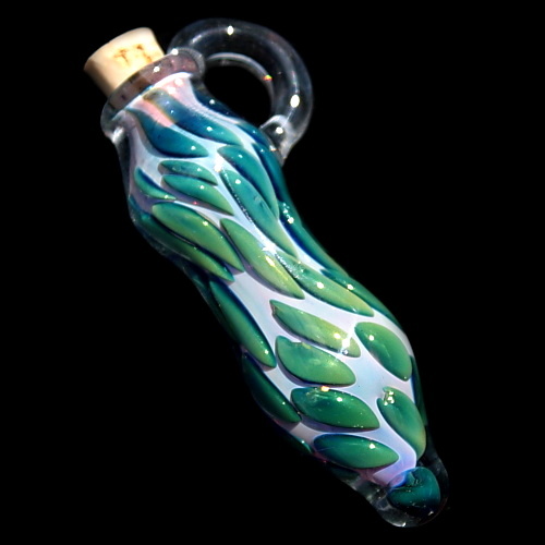 Gorgeous Metallic Dot Bottle Pendant