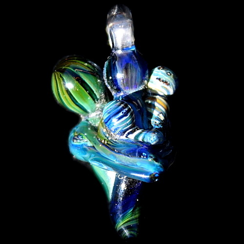Family of 4, Abstract Figural Pendant