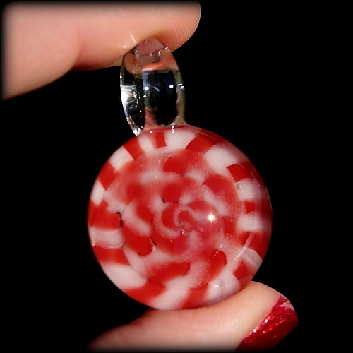 Peppermint Candy Pendant