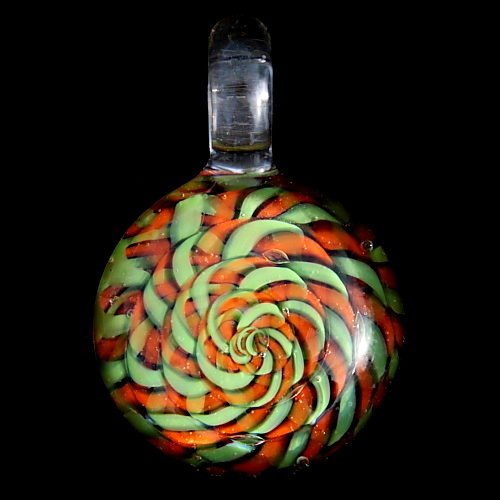 Orange and Green Coil