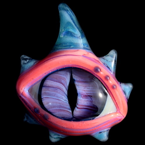 Peachy Horned Dragon Eye