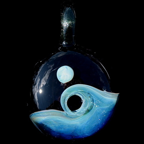 Moonlit Ocean Wave