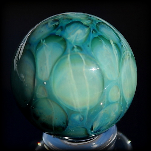 Aqua Exotic Dot Marble
