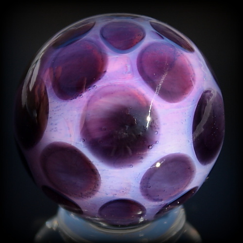 Pink and Purple Starburst Marble