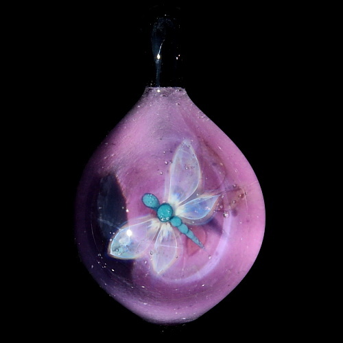 Dragonfly over Purple