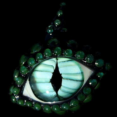Neon Green Dragon Eye