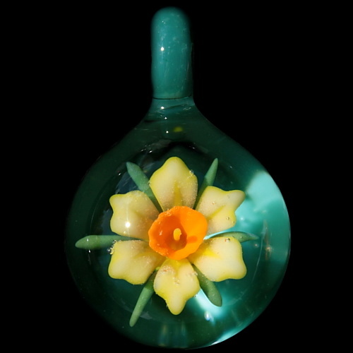 Daffodil over Teal