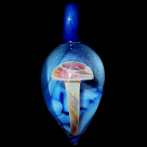 Mushroom over Cobalt Swirl