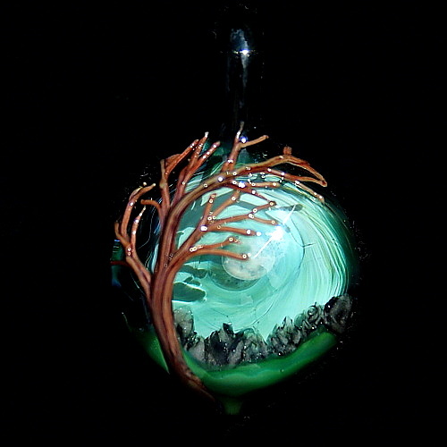 Eerie Night Surface Tree