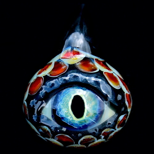 Red Scaled Dragon Eye