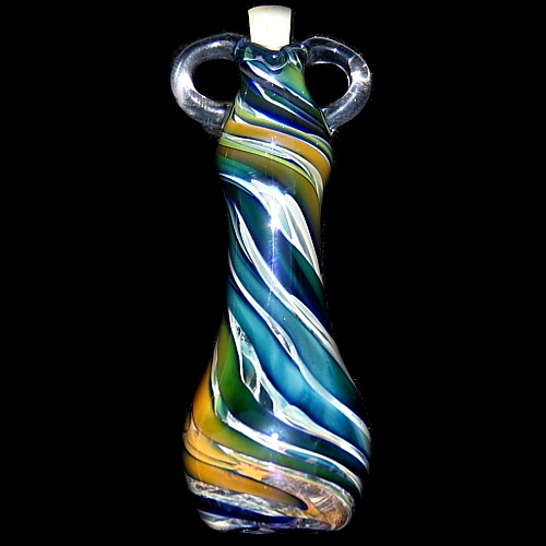 Exotic Swirl Bottle Pendant