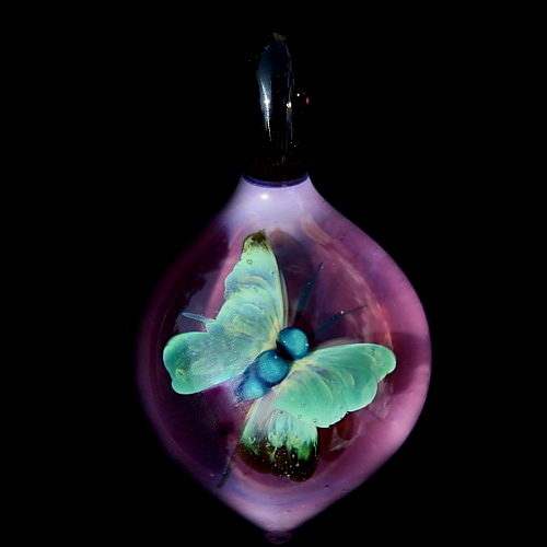 Butterfly Over Amethyst