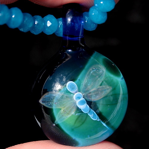 Dragonfly over Teal