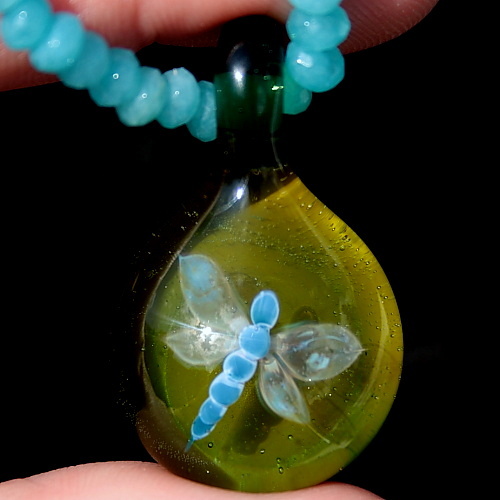 Dragonfly over Olive