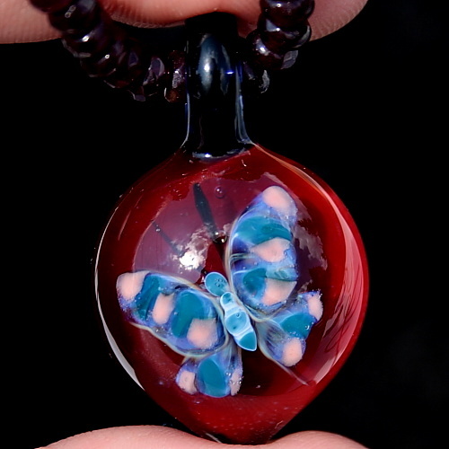 Butterfly Over Garnet