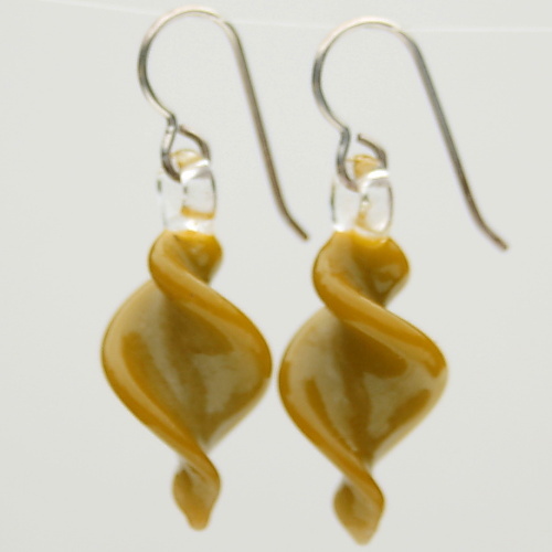 Olive Twisted Earrings