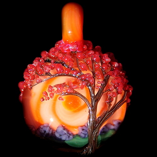 Hot Orange Surface Tree