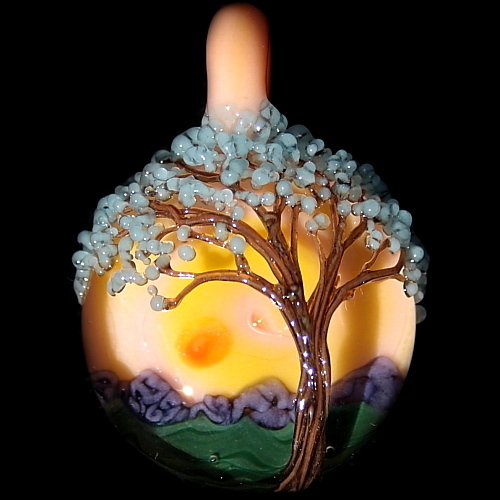 Peachy Sunrise Surface Tree