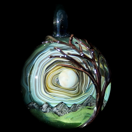 Hypnotic Night Surface Tree
