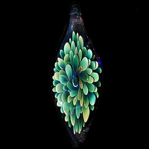 Elongated Metallic Green