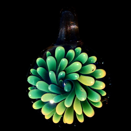 Round Metallic Green