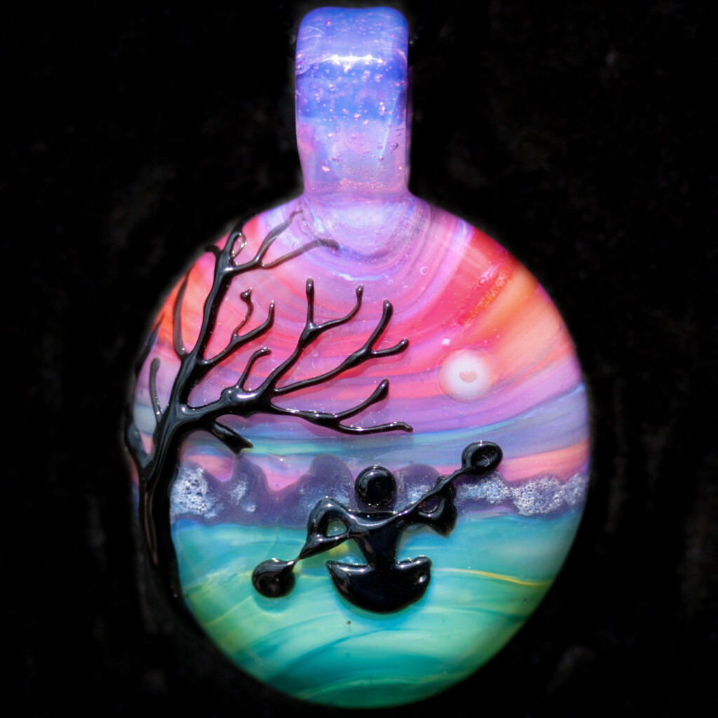 Sunset Tree Kayaker