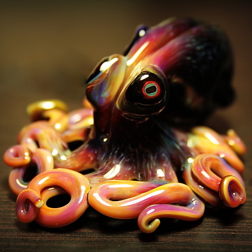 Magenta Octopus