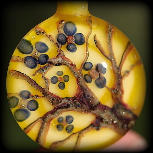 Blooming Branch Over Yellow