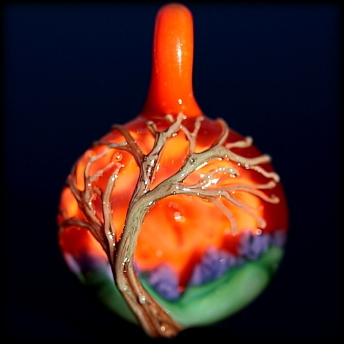 Hot Orange Surface Tree