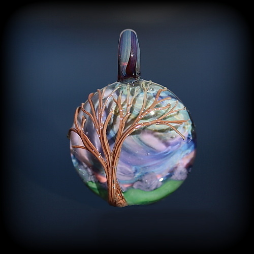 Purple Sunset Surface Tree