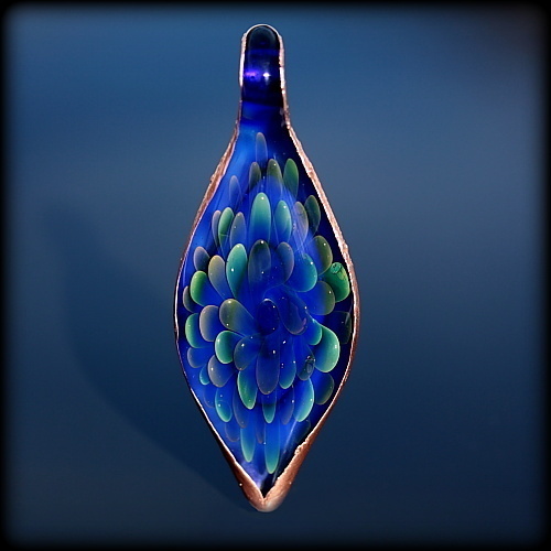 Electroformed Fumed Implosion Pendant