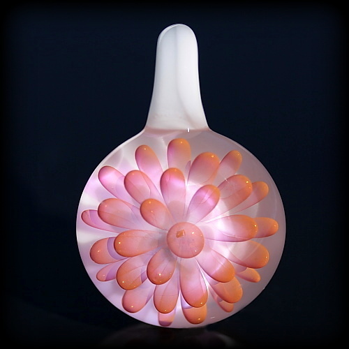 Translucent Pink Gold Over White