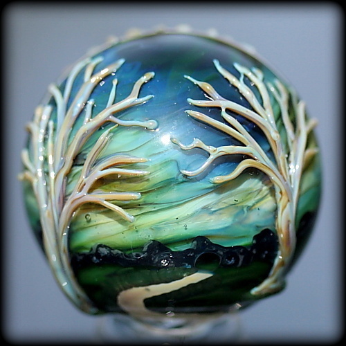 Eerie Night Suface Tree Marble
