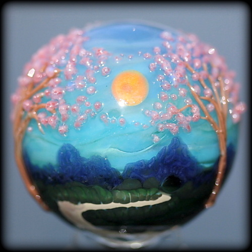 Cherry Blossom Surface Tree Marble