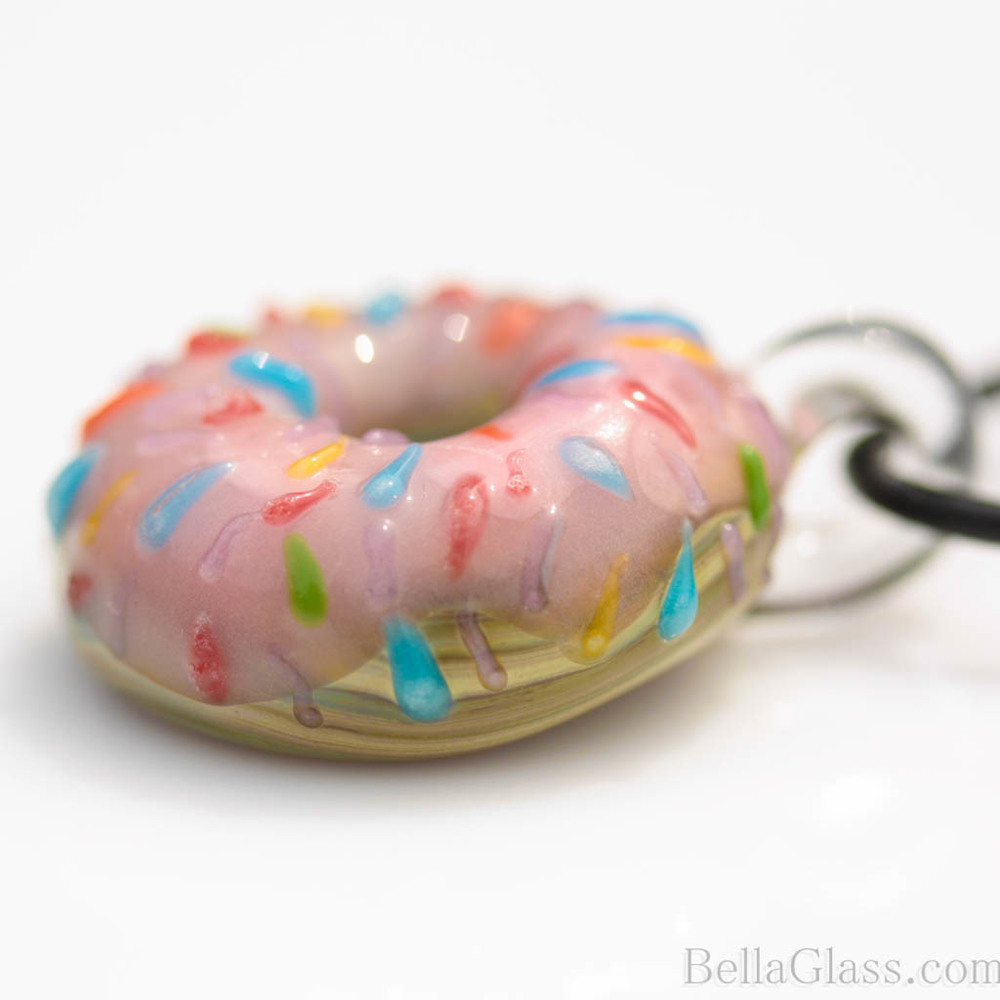 Strawberry Glaze Doughnut with Sprinkles