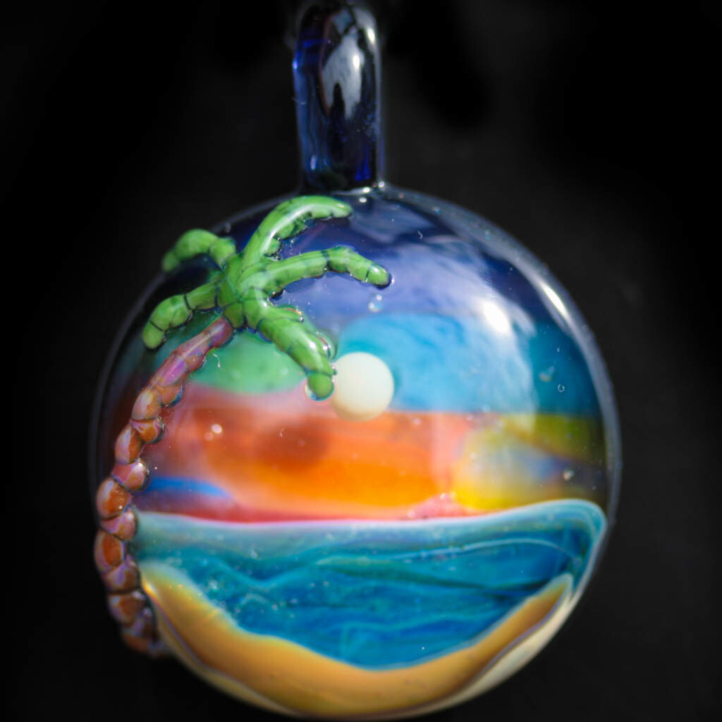 Sunset Palm