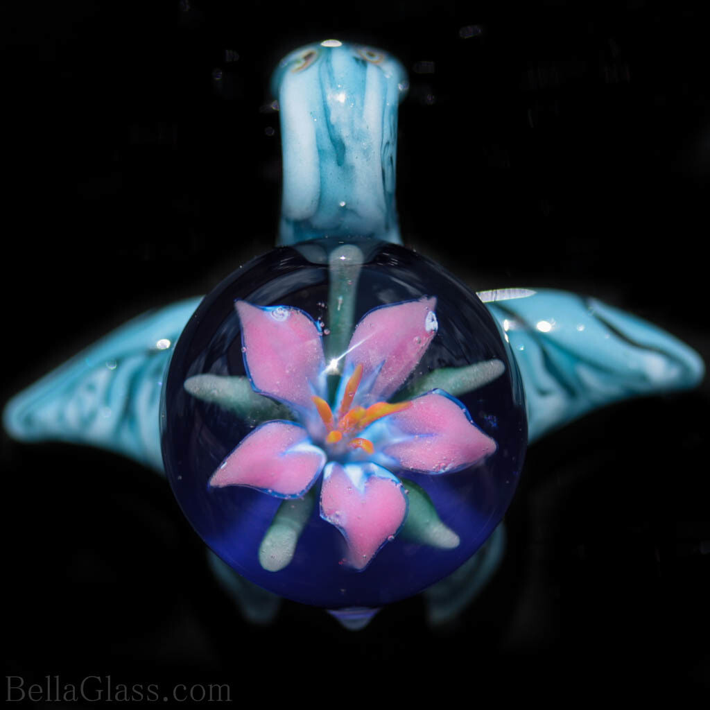 Pink Flower Turtle