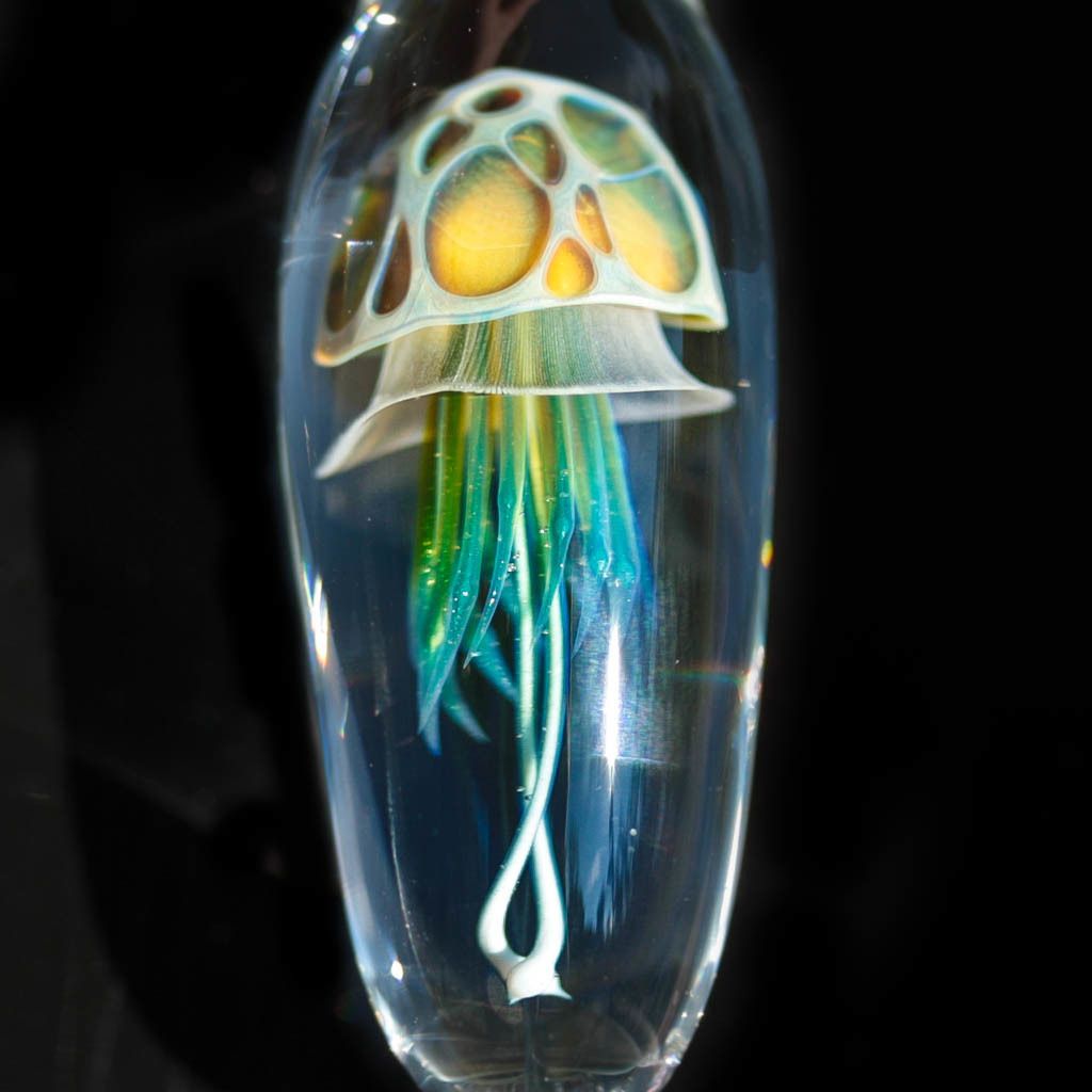 Blue Green Jelly Pendant