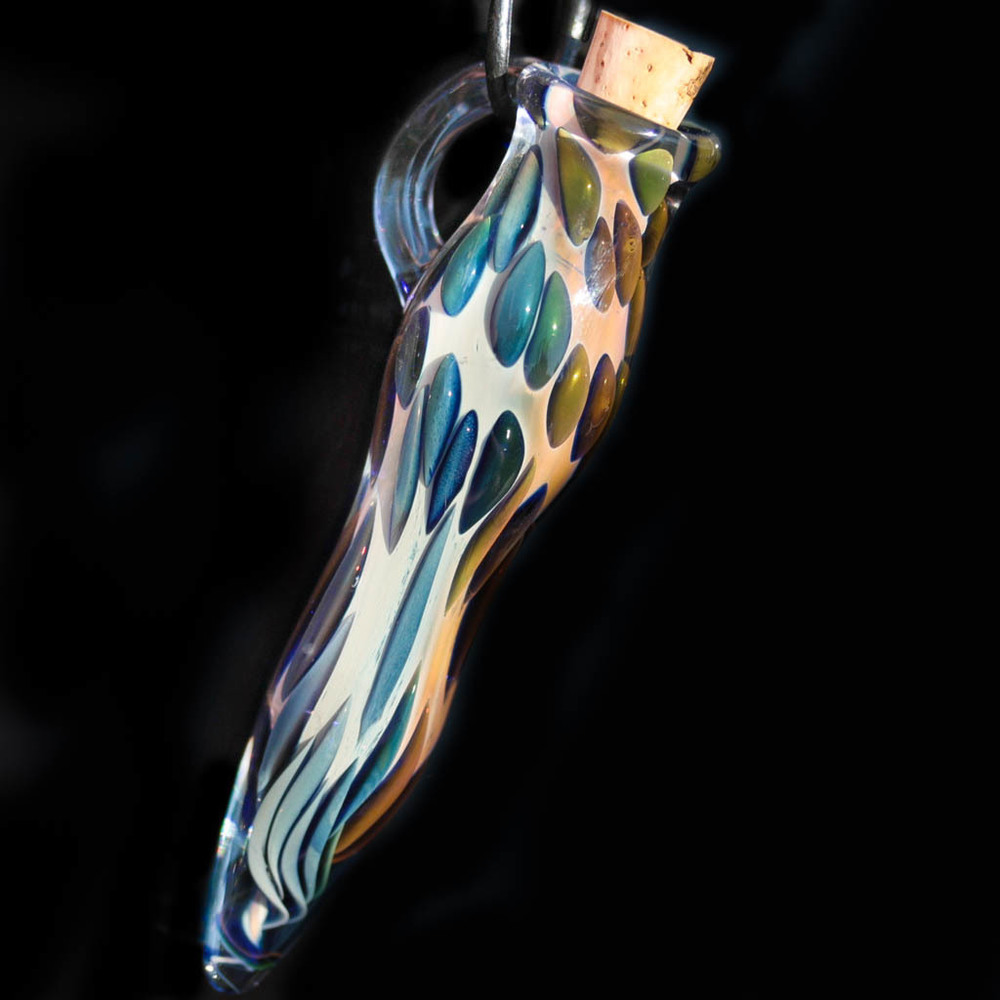 Multi Fumed Bottle Pendant