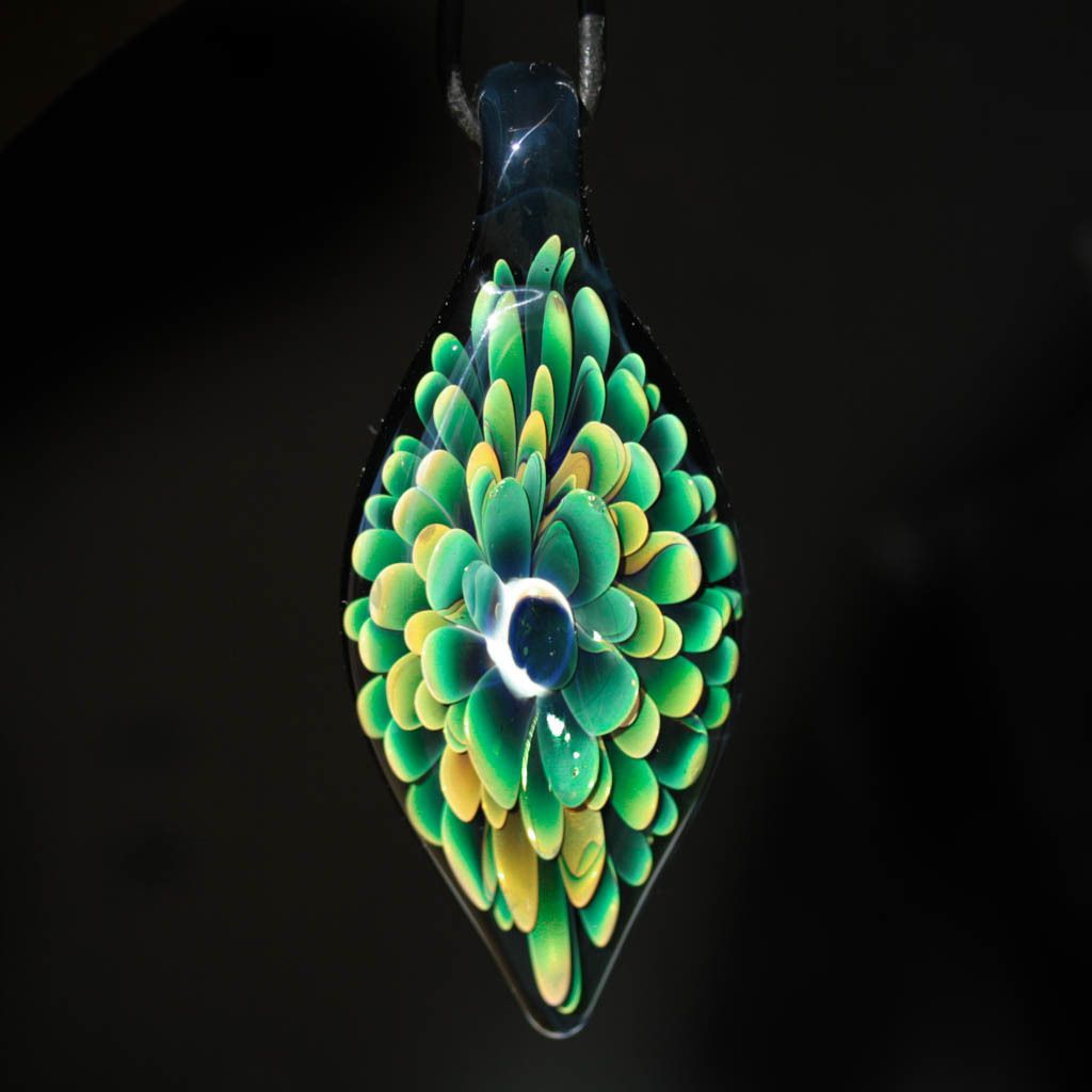 Elongated Metallic Green