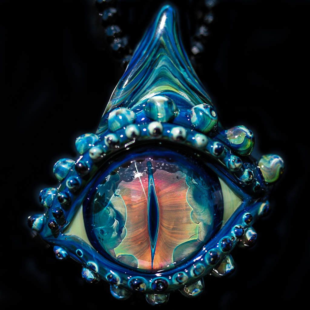 Rojo Azul Dragon Eye