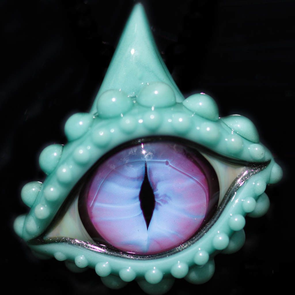 Aqua Lavender Dragon Eye