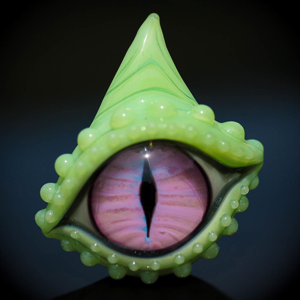 Lime Peach Dragon Eye