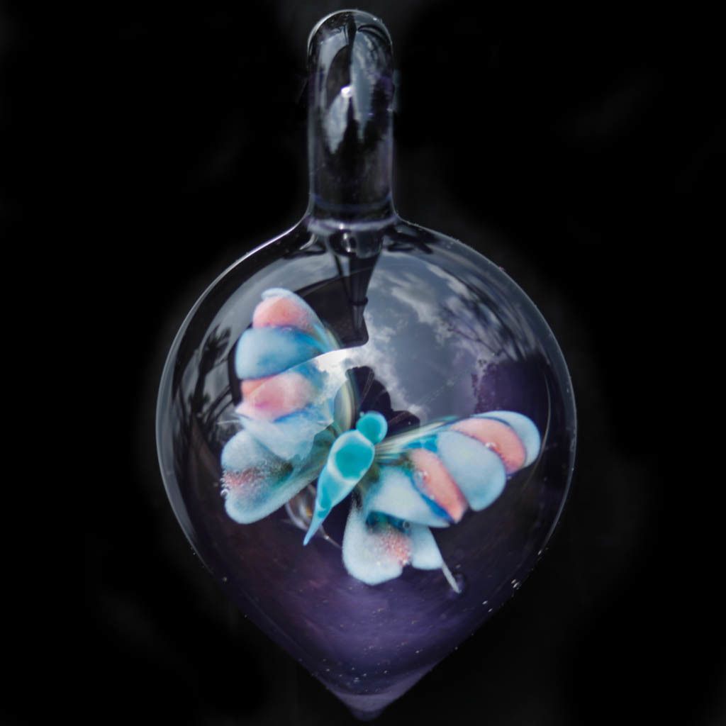 Butterfly over Deep Purple