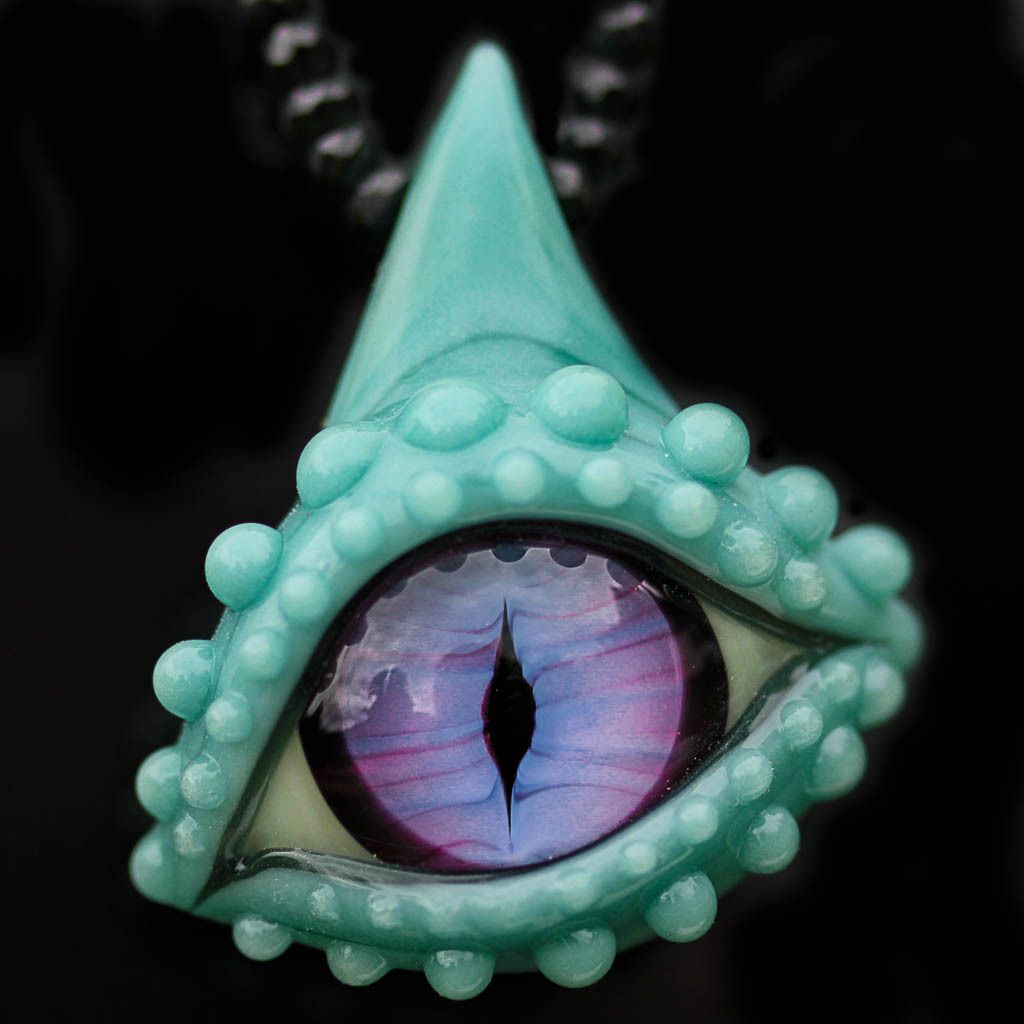 Aqua Lavender Dragon Eye