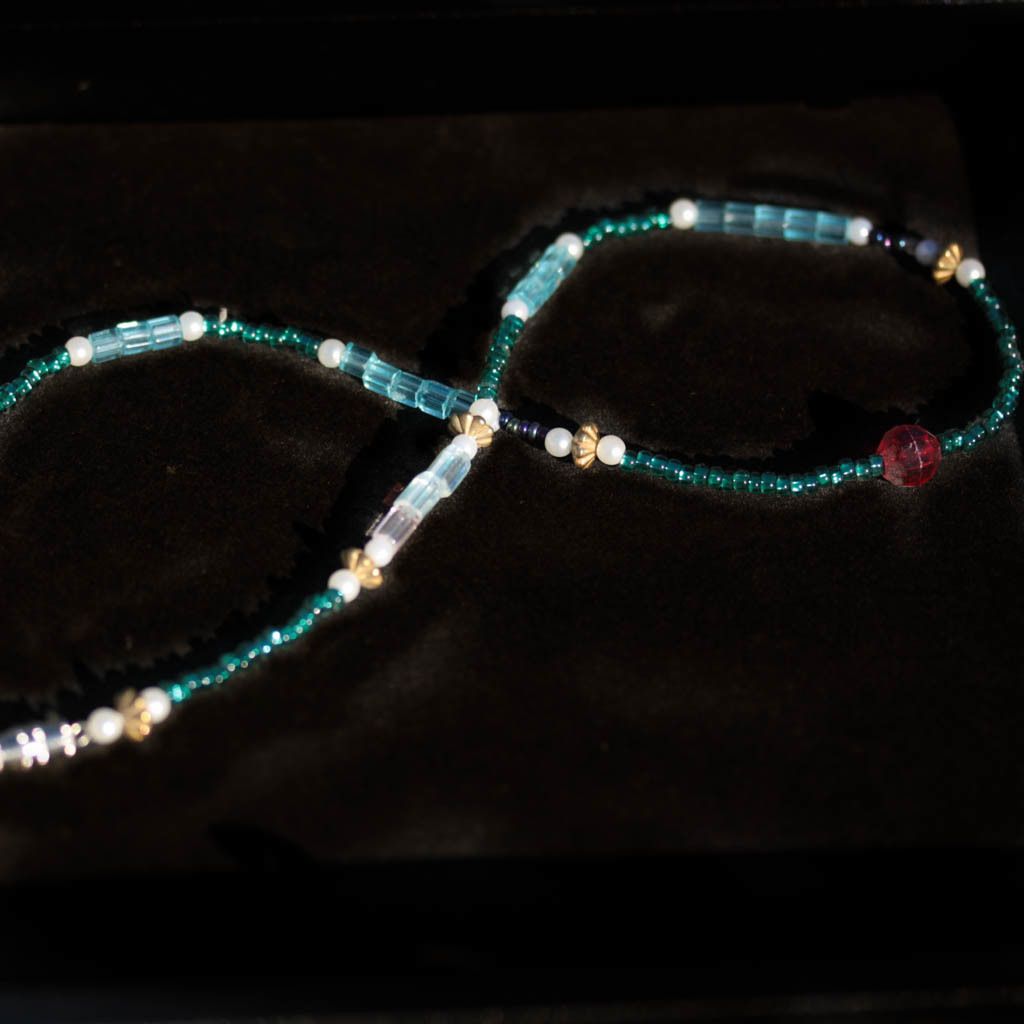 Ruby And Emerald  Necklace