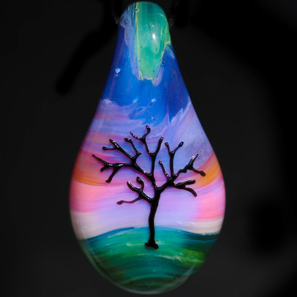 Rainbow Sunset Tree