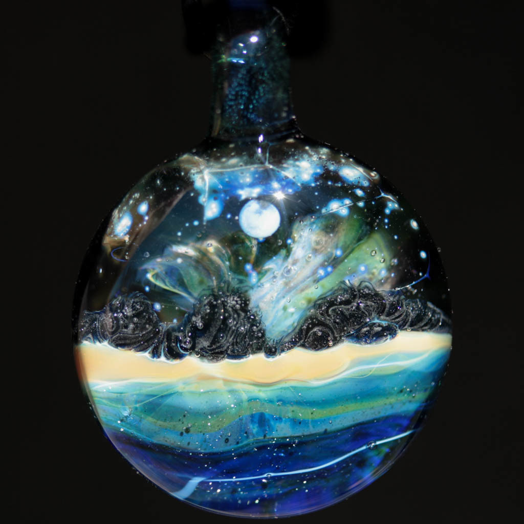 Starry Night Ocean Scene